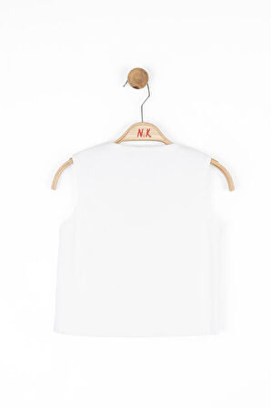 Kız Çocuk Cep Detaylı Bluz