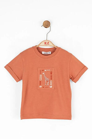 Erkek Bebek Gıraffe Tshirt