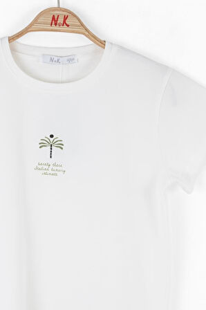 Kız Çocuk Camellia Tshirt