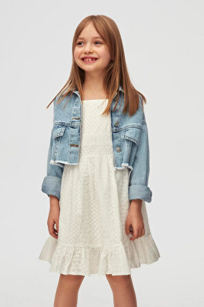 Kız Çocuk Crop Ceket 38707