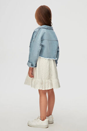 Kız Çocuk Crop Ceket 38707