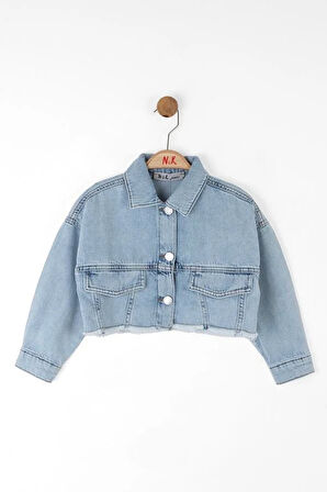 Kız Çocuk Crop Ceket 38707