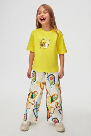 Kız Çocuk Rainbow Pantolon 58503
