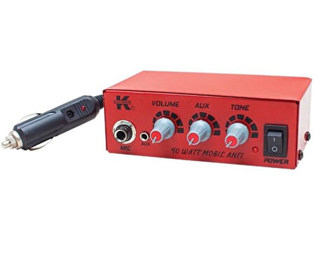 Ayt Magicvoice Mv-2022 12 Volt 50 Watt Mini Pazarcı Anfisi Mini Araç Oto Amfisi