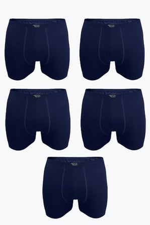Erkek Gri 5 Li Likralı Yumuşak Bambu Boxer 5ant1273