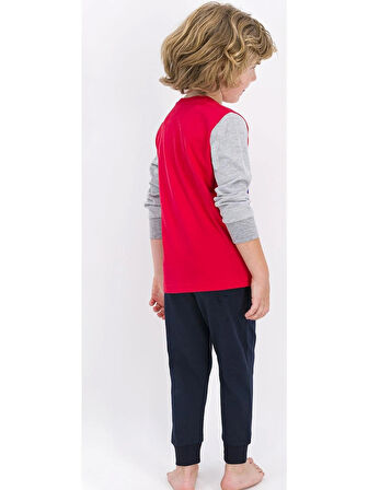 SÜPERMAN LİSANSLI ERKEK ÇOCUK PİJAMA TAKIMI L1251-3