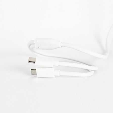 Global Çift Çıkışlı Şarj Aleti Type-C ve Micro Data Kablolu TCW-E01D Beyaz WNE0160