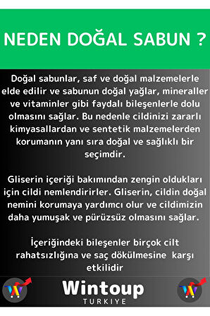 Özel Üretim %100 Doğal Cilt Onarıcı Besleyici Yüz Cilt Saç Vücut İçin Bitkisel Sığla Sabunu 3 Adet