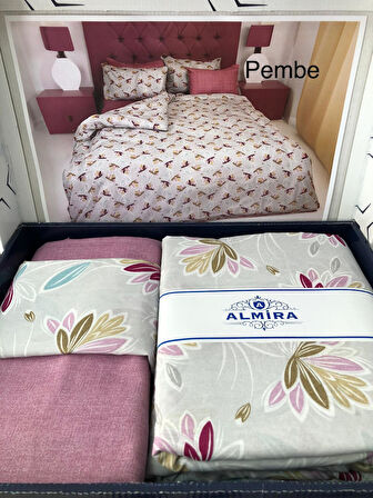 Almira Pamuklu Tek Kişilik Nevresim Takımı 160 x 240