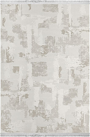 Milano Koleksiyonu Akrilik Dokuma Lüks Saçaklı Halı 4758 Bej