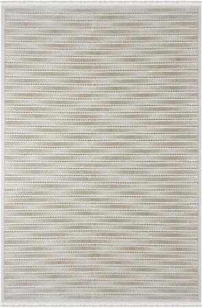 Viola Koleksiyonu Akrilik Dokuma Saçaklı Halı 3406 Bej