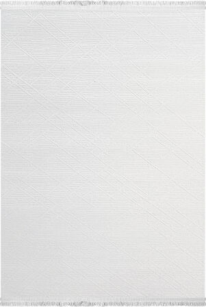 Alesta Koleksiyonu Akrilik Dokuma Saçaklı Halı 3510 Krem