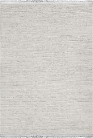 Merit  Koleksiyonu Modern Saçaklı Halı 2754 Krem