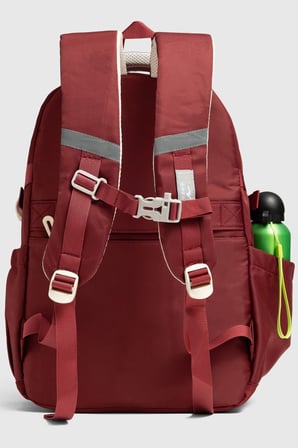 Relaxion Unisex Okul Sırt Gezi Kamp Günlük Öğrenci Sırt Okul Çantası 2464 BORDO