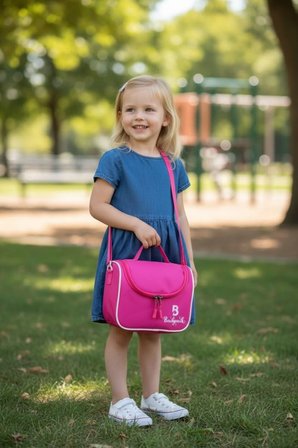 Goldline AVM Backpack Folyolu Isı Yalıtımlı Lüx Günlük İlkokul Ortaokul Okul Gezi Beslenme Çantası Mor