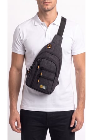 THE LOOP DESİNG Unisex Çok Bölmeli Çapraz Ayarlanabilir Askılı Göğüs Omuz Çantası