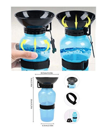 Kedi Köpek Seyahat Suluğu Matara 550 ml