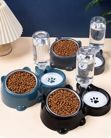 PETS CLUP ÇELİK MAMA KAPLI SU SEBİLİ