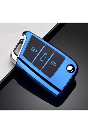 Vw T-roc Parlak Anahtar Kılıfı A+ Kalite