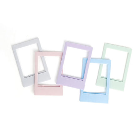 Instax Mini Film Uyumlu Mavi Katlanılabilir Fotoğraf Çerçevesi