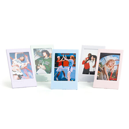 Instax Mini Film Uyumlu Mavi Katlanılabilir Fotoğraf Çerçevesi