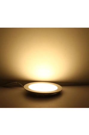 İnoled 9w Yuvarlak Sıva Altı Led Panel 3000k Günışığı In-tls-2709-02