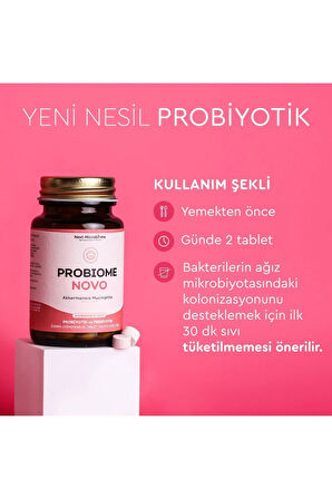 Probiome-novo Akkermansia Muciniphila Içeren Çiğneme Tablet