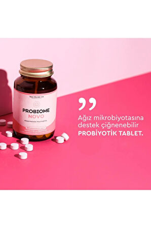 Probiome-novo Akkermansia Muciniphila Içeren Çiğneme Tablet