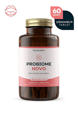 Probiome-novo Akkermansia Muciniphila Içeren Çiğneme Tablet (60 Tablet)