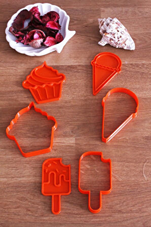 Dondurma Külah 3'lü Set Kurabiye Kalıbı Ve Hamur Şekillendirici