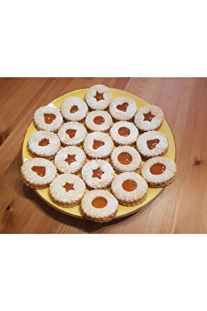 Yılbaşı Noel Kurabiyesi Linzer Dolgulu Kurabiye Kalıbı Mini Kesicili 15'li Set Kurabiye Kalıbı