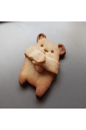 Sarılan Ayı Kurabiye Kalıbı Ve Hamur Şekillendirici