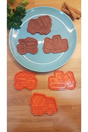 Kamyon Kepçe Beton Mikseri Iş Makineleri Kurabiye Kalıbı Ve Hamur Şekillendirici