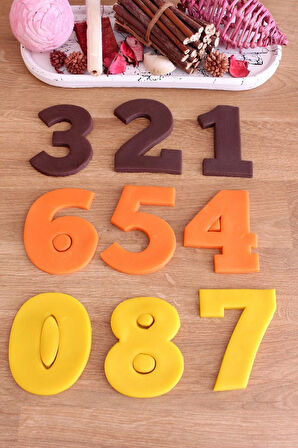 Rakam Numbers 9'lu Set Kurabiye Kalıbı Ve Hamur Şekillendirici