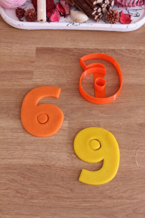 Rakam Numbers 9'lu Set Kurabiye Kalıbı Ve Hamur Şekillendirici