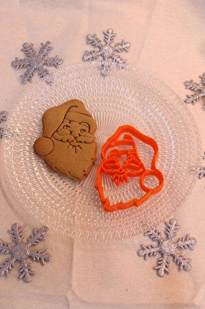 Noel Baba Santa Claus Kurabiye Kalıbı ve Hamur Şekillendirici