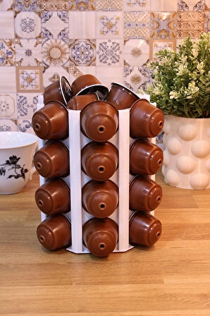 Nescafe Dolce Gusto Kapsül Kahve Uyumlu Stand Beyaz