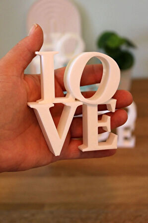 Home Love Hope Dekoratif Yazı Obje Beyaz