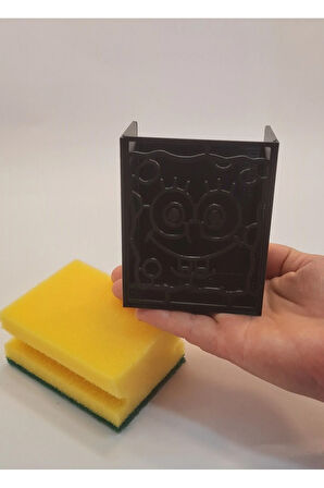 Ananas Evi Sabunluk 220 ml Ve Bulaşık Süngeri Tutacağı Süngerlik 2'li Set