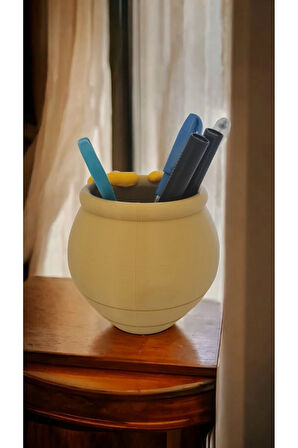 Hunny Bal Kavanozu Kalemlik Organizer Dekoratif Obje (YENİLENDİ)