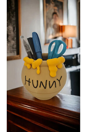 Hunny Bal Kavanozu Kalemlik Organizer Dekoratif Obje (YENİLENDİ)