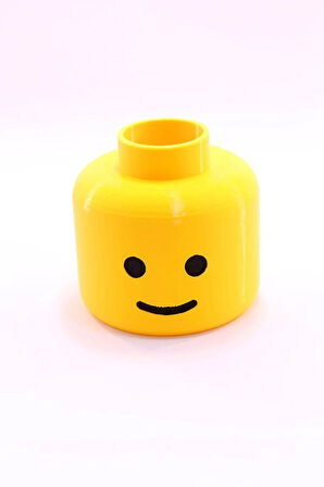 Lego Adam Kafası Benzeri Kalemlik Organizer Dekoratif Obje