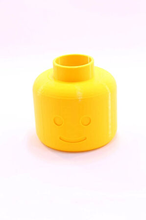 Lego Adam Kafası Benzeri Kalemlik Organizer Dekoratif Obje