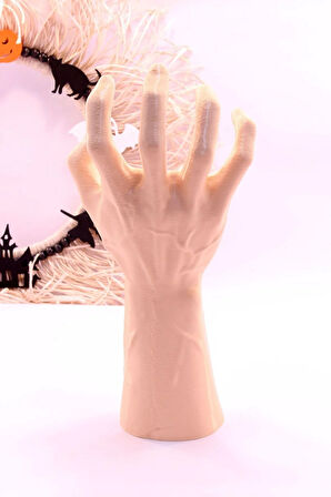 Halloween Cadılar Bayramı Dekoru Zombi El Figürü Dekoratif Obje
