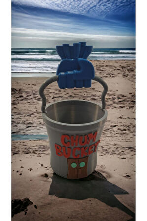 Plankton Kalpli Figür Ve Bucket Evi Dekoratif Obje