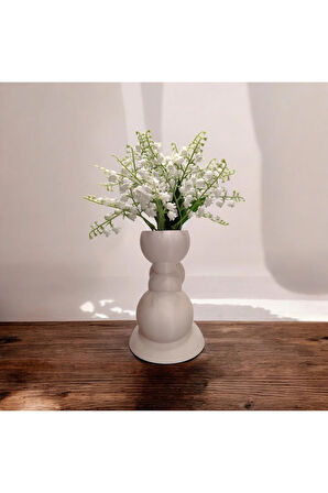 Balon Kulesi Özel Tasarım Dekoratif Vazo Biyoplastik Pastel Pembe