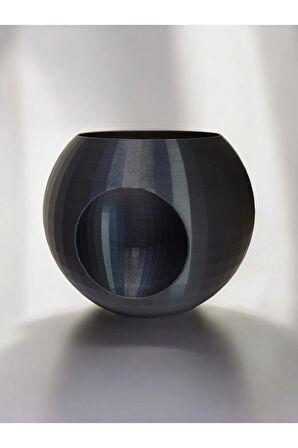 Göz Küre Topik İskandinav Tarz Özel Tasarım Dekoratif Vazo Biyoplastik Retro Mavi