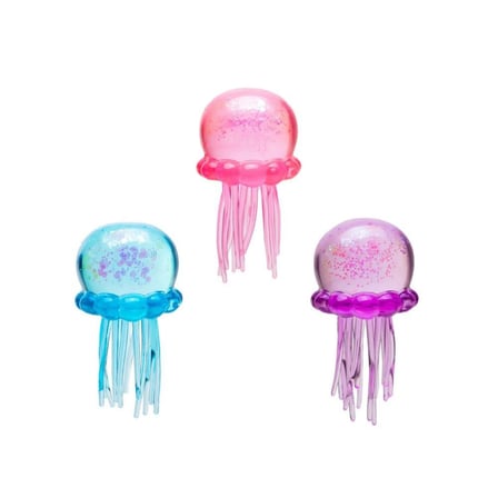 Jelly Squish Sevimli Denizanası Sukuşi Simli Yumuşak Stres Atıcı Oyuncak - 1 Adet