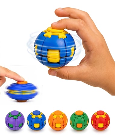 Spinner Ball Bas Döndür Stres Topu Bas Çevir Çarkı - 1 Adet