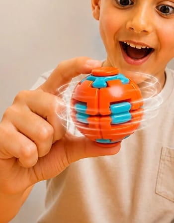 Spinner Ball Bas Döndür Stres Topu Bas Çevir Çarkı - 1 Adet
